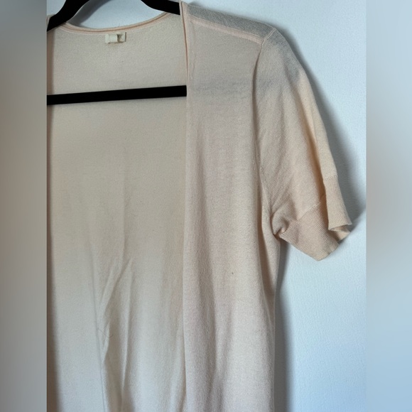 J. Crew Open Front Short Sleeve Lightweight Cardigan - Picture 3 of 4